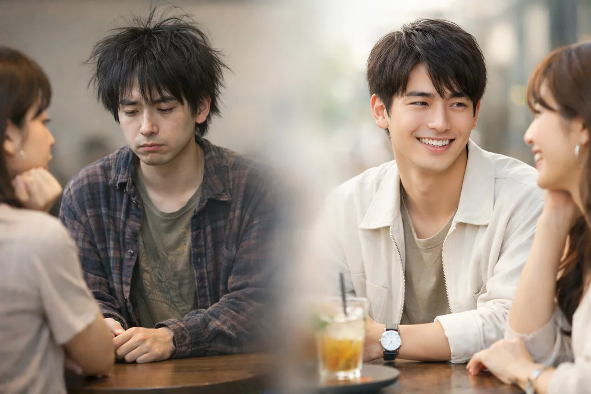 外見と自信のBefore / After